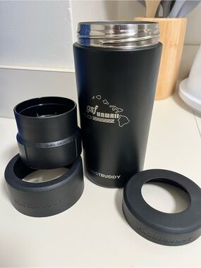 FrostBuddy Black Travel Tumbler with Hawaii Logo